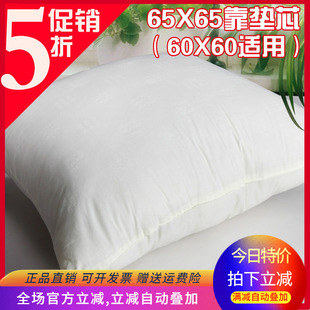 博洋家纺大抱枕方枕婚庆枕芯床头枕心60x60cm大靠枕65 65大靠垫芯