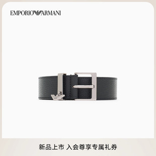 女士牛皮革鹿纹针扣腰带官方 EMPORIO ARMANI 阿玛尼秋季 新款