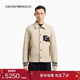 ARMANI 阿玛尼冬季 新款 EMPORIO 男士 羊毛毛呢翻领棒球服夹克外套