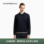 男士 EMPORIO 新款 阿玛尼冬季 内搭羊毛Polo领套头针织毛衣 ARMANI