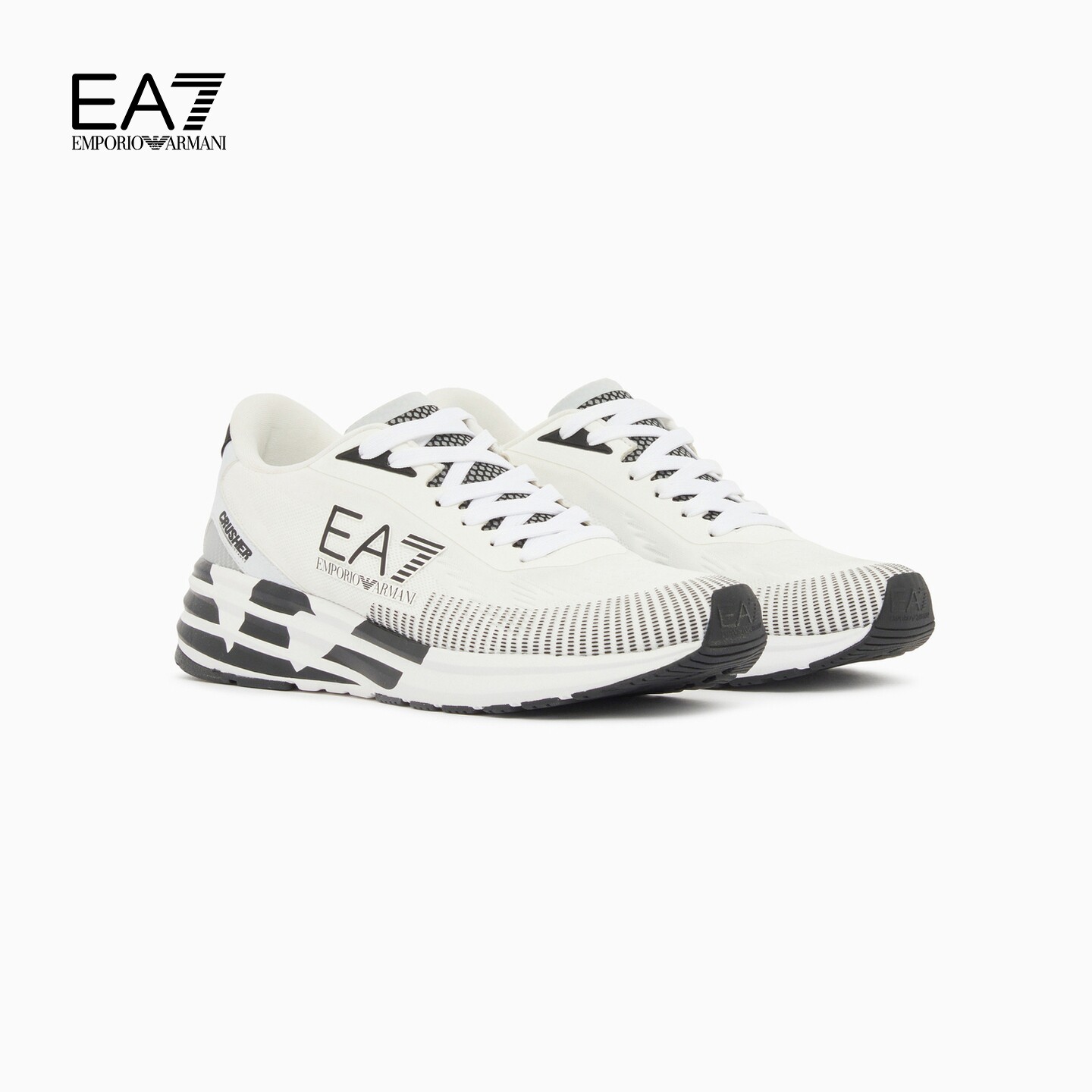 EMPORIO ARMANI/阿玛尼EA7/夏季新款男女情侣厚底跑步运动休闲鞋