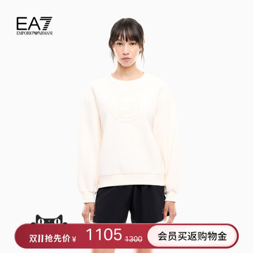 EA7/阿玛尼女士圆领高尔夫卫衣
