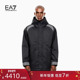 男连帽通勤工装 EMPORIO 夹克棉服外套 冬季 新款 ARMANI 阿玛尼EA7