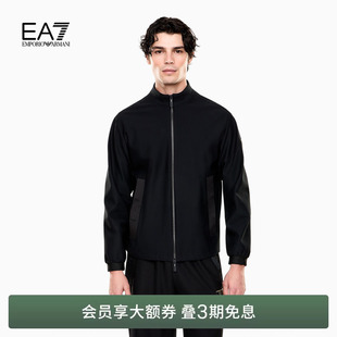 EMPORIO 阿玛尼EA7 春夏新款 男立领简约教练运动夹克外套 ARMANI