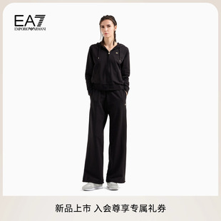 健身运动套装 EMPORIO 女士连帽拉链开衫 ARMANI 官方 阿玛尼EA7