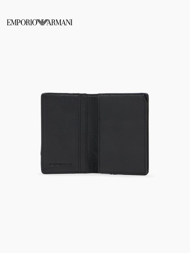 Кошелёк из овечьей кожи Emporio Armani/Armani мужской трехкарточный мультислотовый кошелёк, всё в одном