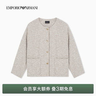 新款 EMPORIO ARMANI 阿玛尼26年夏季 外套 女士圆领单排扣休闲西装