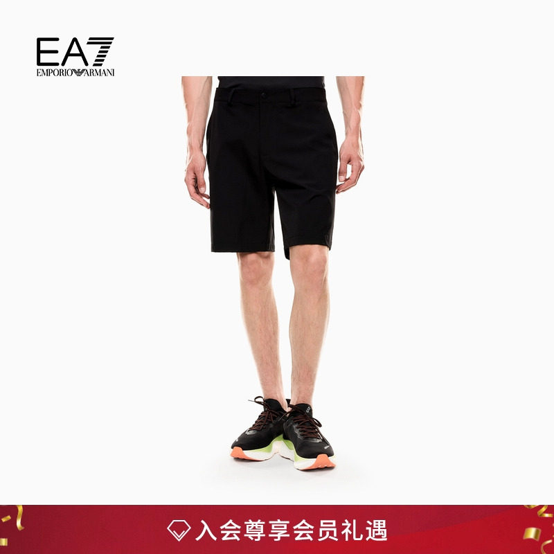 EA7/阿玛尼男士直筒高尔夫短裤