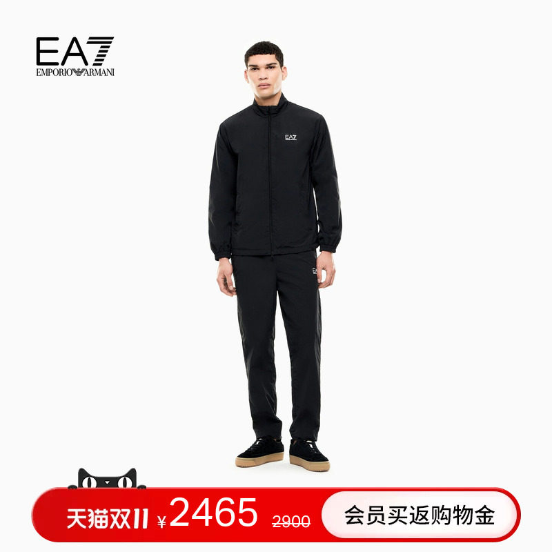 EMPORIO ARMANI/阿玛尼EA7/秋冬新款男士立领户外加绒运动套装
