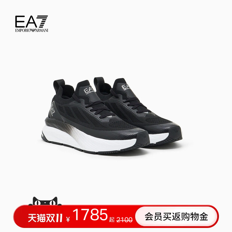 EMPORIO ARMANI/阿玛尼EA7/秋冬男女情侣网面厚底跑步休闲运动鞋