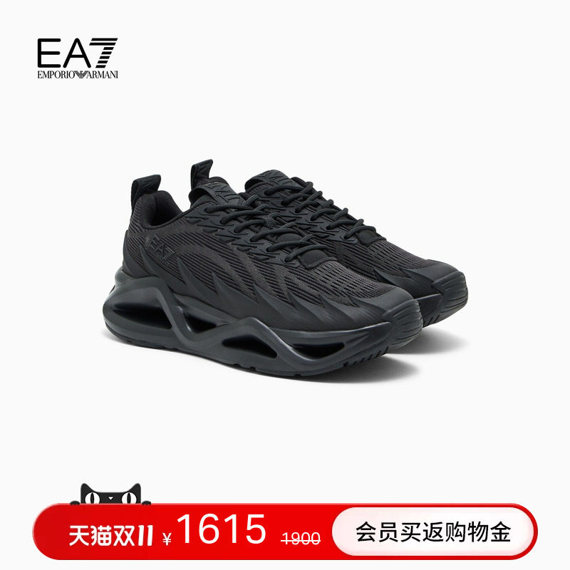 EMPORIO ARMANI/阿玛尼EA7/秋冬男女系带镂空中底跑步休闲运动鞋