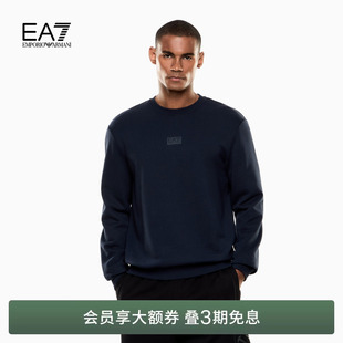 男士 EMPORIO 春夏新款 阿玛尼EA7 纯棉圆领运动卫衣官方 ARMANI