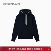 EMPORIO 纯棉毛圈连帽刺绣休闲重磅卫衣 男士 ARMANI 阿玛尼春新款