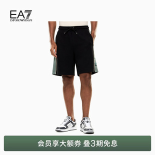 男系带腰直筒运动百慕大短裤 EMPORIO 春夏新款 阿玛尼EA7 ARMANI