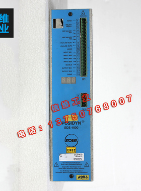 STOBER施德博伺服控制器驱动器故障维修 SDS4000/SDS4021拆机议价