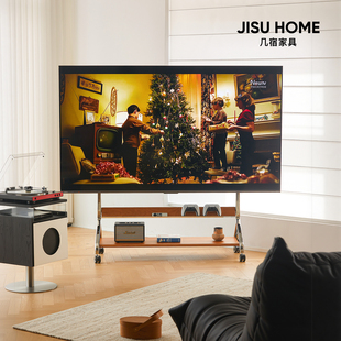 几宿家具宙斯85寸电视移动支架落地支撑架电视客厅家用电视机挂架