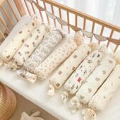 婴儿侧睡床围防撞糖果枕韩系可爱风安抚枕新生儿睡觉夹腿长条抱枕