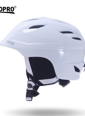 propro新款磨砂黑色滑雪头盔防滑防撞一体成型专业护具现货中国