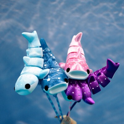 潜水浮水卡通多关节潜水跟屁虫小潜伴挂件钥匙扣礼品科诺SSO现货