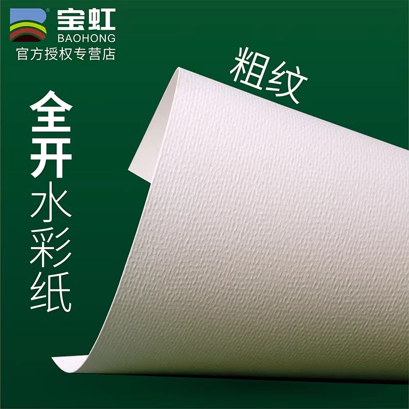 宝虹水彩纸全开美术生专用画本
