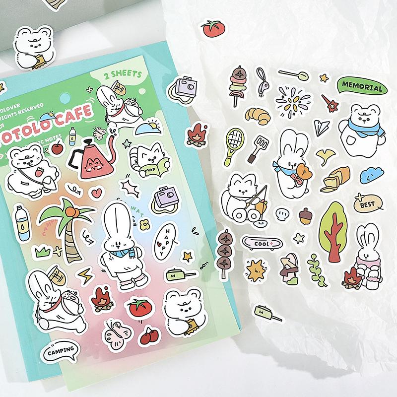 树纹纸装饰贴纸TotoloCafe系列