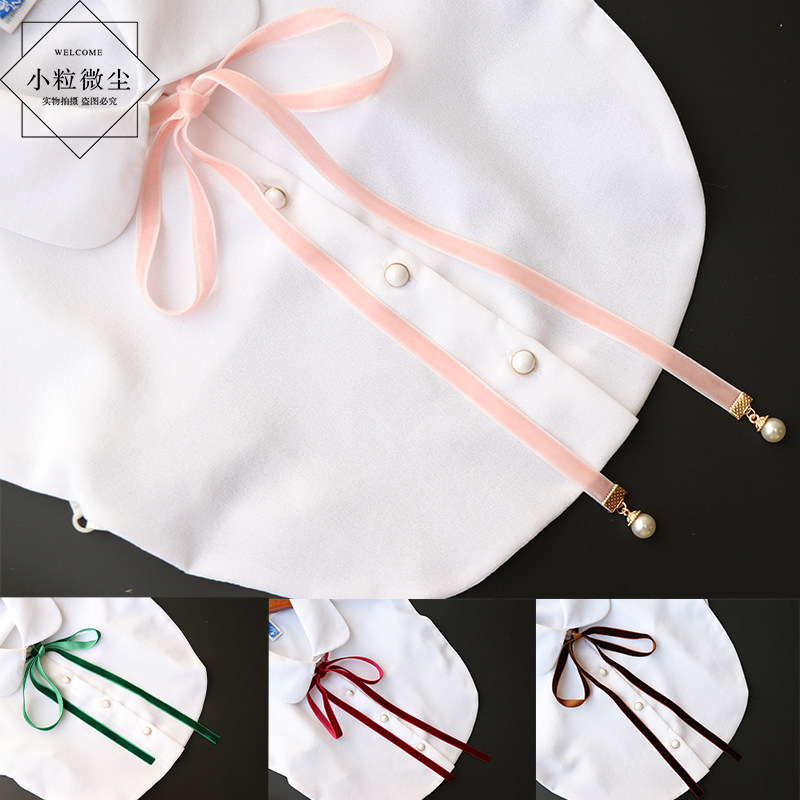 女手打金丝绒丝带JK学院风领结蝴蝶结衬衫领口日系甜美配饰飘带,服饰配件/皮带/帽子/围巾,领结,淘宝优惠券,粉丝福利购,淘宝优惠卷