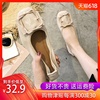 Women flat shoes 2019 Spring new pattern soft sole Maternity shoes Scoop shoes Versatile Korean Edition Shallow shoes Chicken rolls Doug shoes