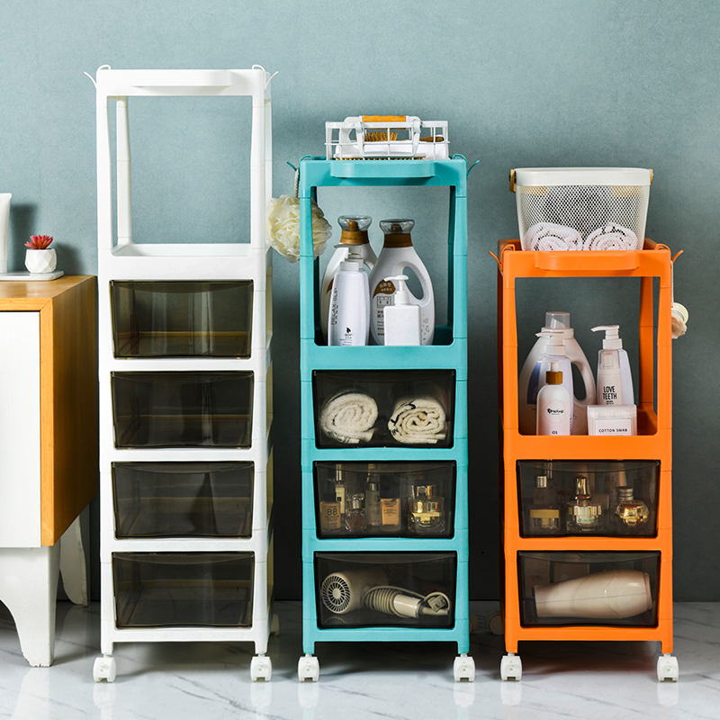 30cm侧边缝隙防水可移动整理柜