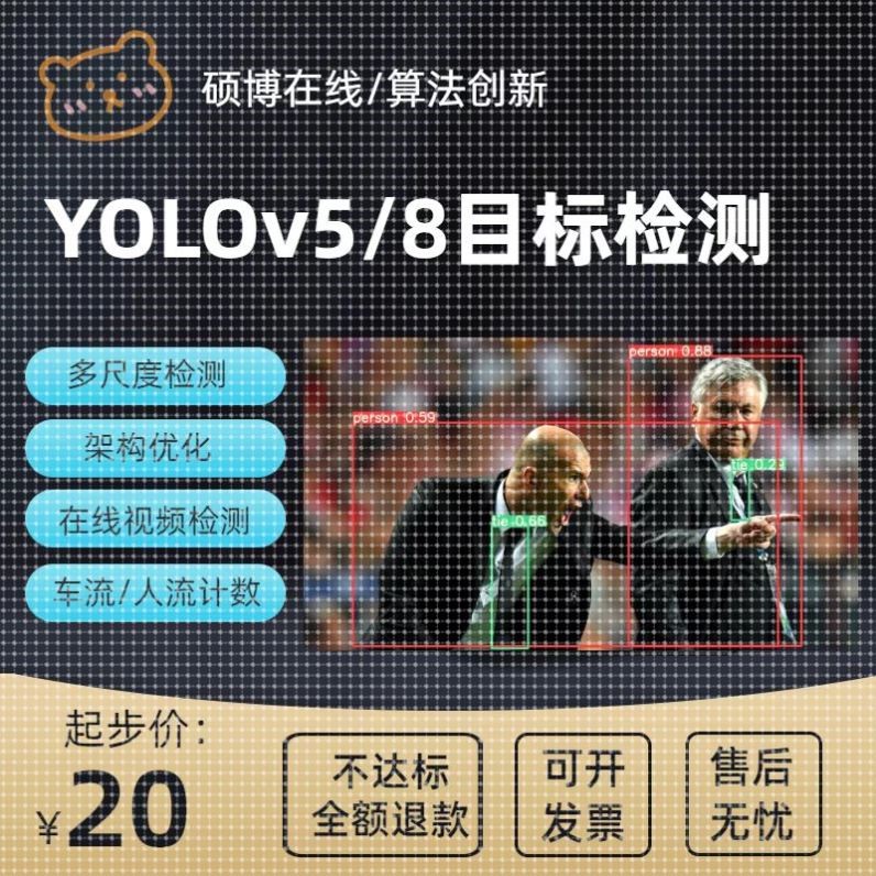 pytorch/opencv/yolo/python计算机视觉目标检测图像识别代做定制