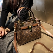 香港正品 包包新款 女2024女士洋气精致手提真皮大气单肩斜挎凯莉包