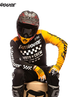 美国fasthouse越野摩托车骑行服场地林道赛车服透气防护装备男女