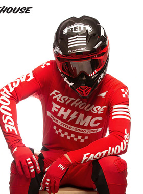 美国fasthouse越野骑行套装Elrod拉力服场地骑行衣裤男山地摩托车