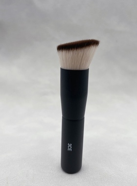 原单3家斜头粉底刷平头粉饼刷131粉底刷同款无痕软毛化妆刷w116