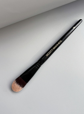 Scott barnes70舌型粉底刷专业化妆刷 fondation粉底液刷长杆W07A