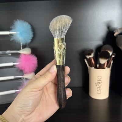 稀有毛 大号坡型定妆刷散粉刷粉饼刷 D29A