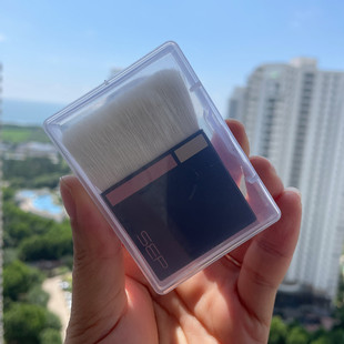 原单SEP好货便携腮红刷高光刷粉饼刷扁口羊毛化妆刷软毛一支装w36