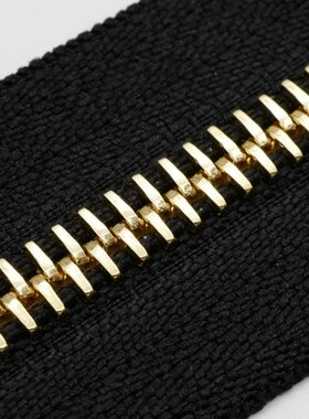 M4.M6媲美瑞士riri经典金属拉链拉锁黑色布黄金米装拉链/配件另拍