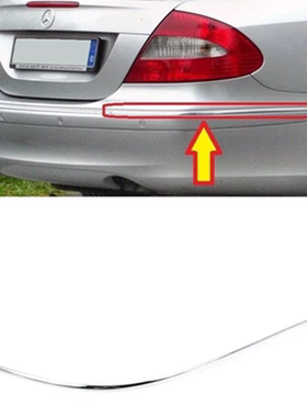 适用奔驰轿跑CLK200CLK后杠饰条CLK240CL320K后杠电镀W209