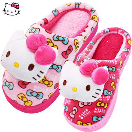 Chaussons enfants en autre HELLO KITTY pour hiver - semelle autre - Ref 1033964 Image 1
