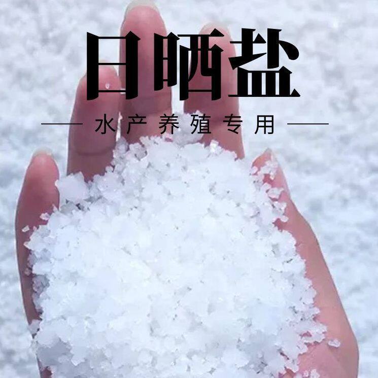 海盐水产养殖专用粗盐50斤大颗粒对虾锦鲤鱼塘养鱼消毒杀菌工业盐