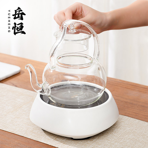 泡茶烧水苏打釉玻璃壶东方美学