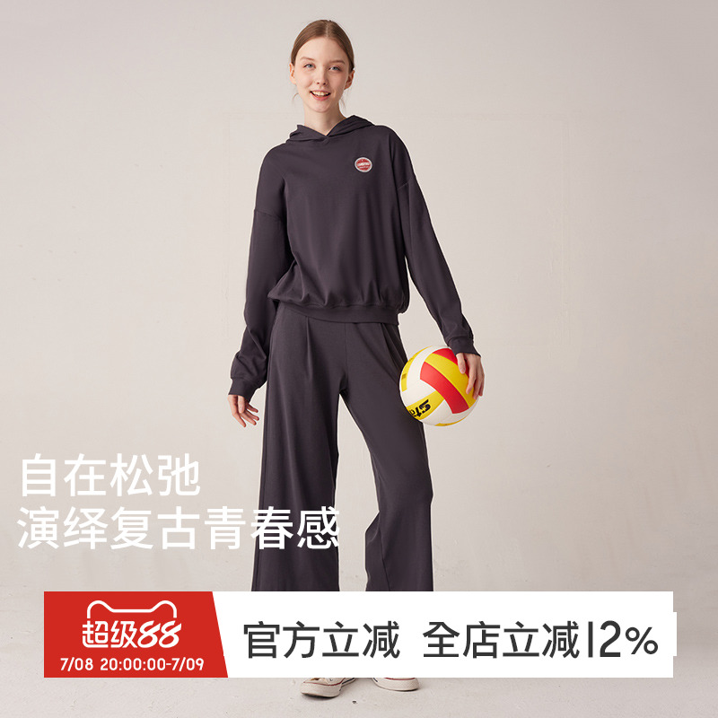 gymna女运动套装美式复古显瘦