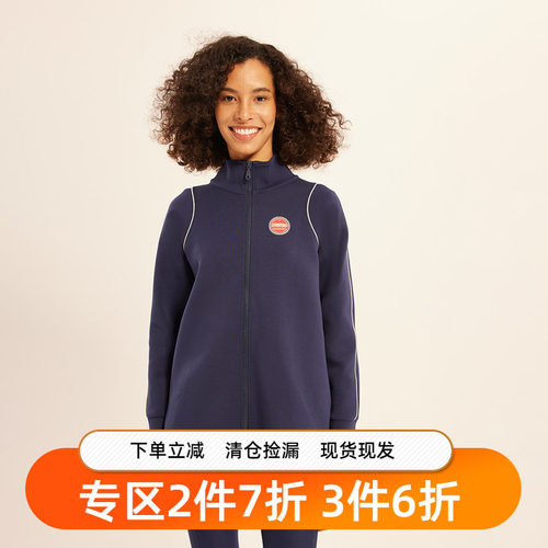 gymna运动休闲女立领复古外套