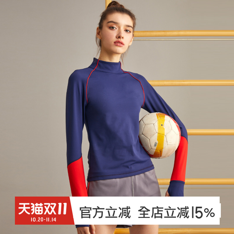 gymna复古学院风紧身衣瑜伽服