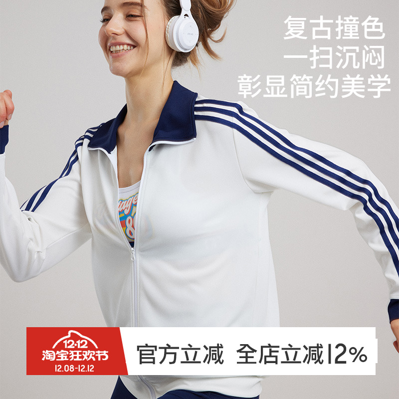 gymna美式复古运动休闲外套女