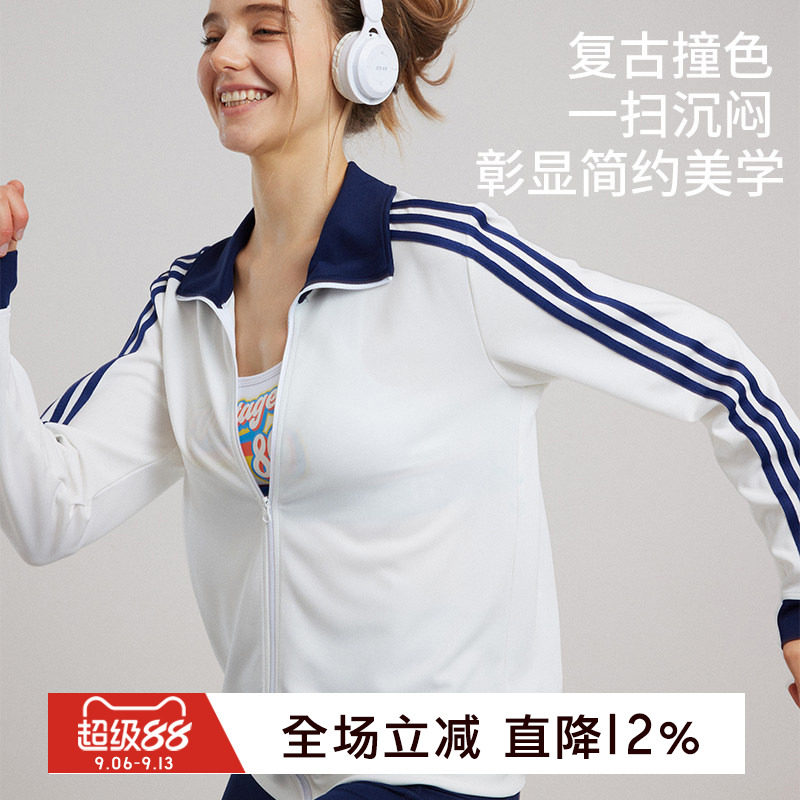 gymna美式复古运动休闲外套女