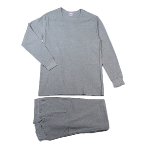 追鹿ZL-2206中老年人男士纯棉中领高领保暖内衣套装秋衣秋裤2206