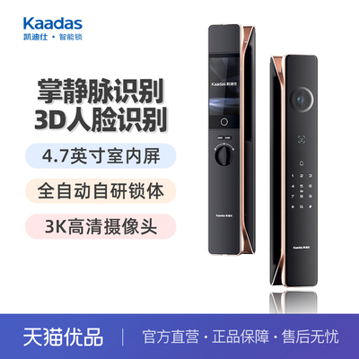 掌静脉3D人脸识别智能锁凯迪仕