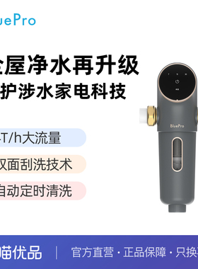 Bluepro博乐宝全屋家用自来水井水中央前置过滤净水器QZA40-02