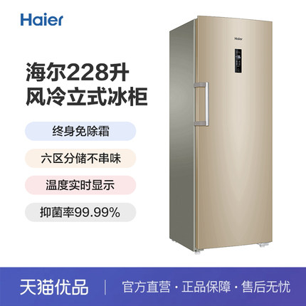 Haier/海尔 BD-228WL 立式冷柜